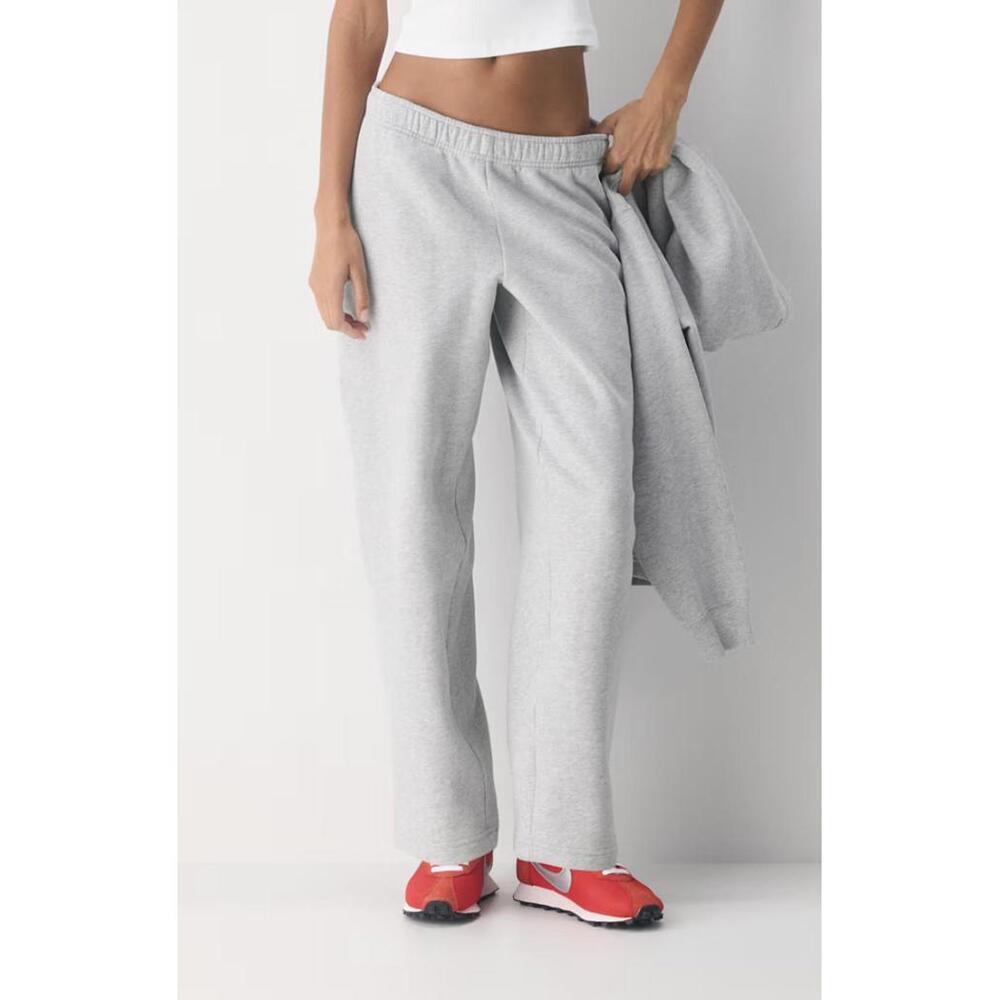 Aritzia TNA Cozy Sweatfleece Mega Straight Sweatpant, Gray, XL